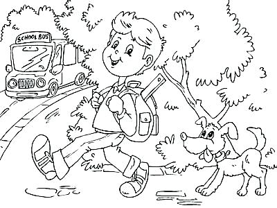 Back To School Coloring Pages For Preschool Welcome Theme 400x300 Back To School Coloring Pages For Preschool Welcome Theme