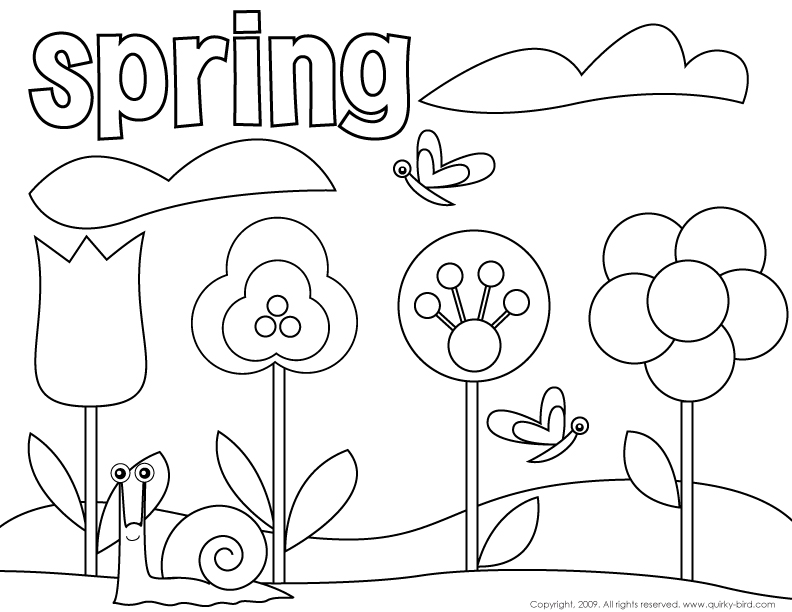 Free Printable Spring Coloring Pages Outstanding Spring Coloring 792x612 Free Printable Spring Coloring Pages Outstanding Spring Coloring