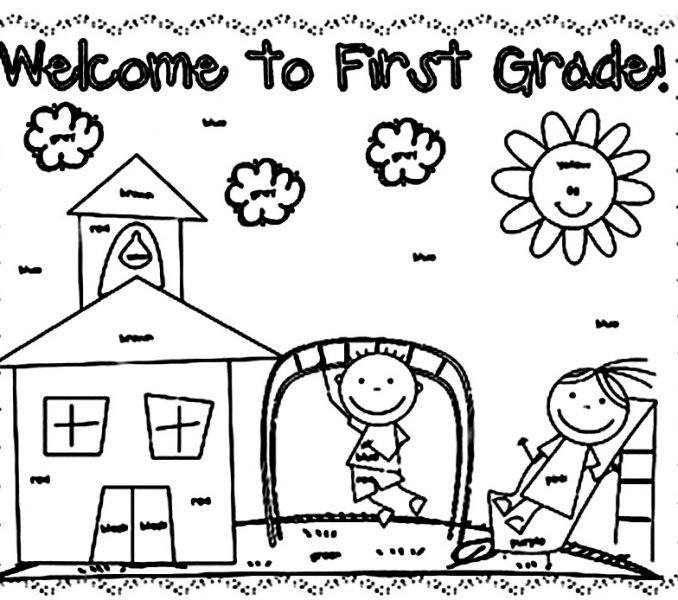 678x600 First Grade Coloring Pages Coloring Page
