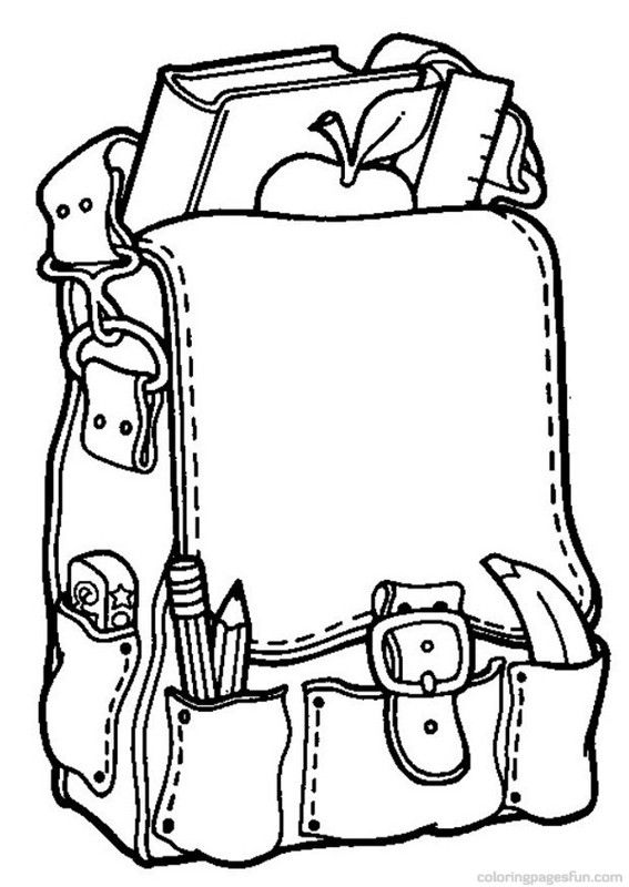 Back To School Coloring Pages 8 567x800 Back To School Coloring Pages 8
