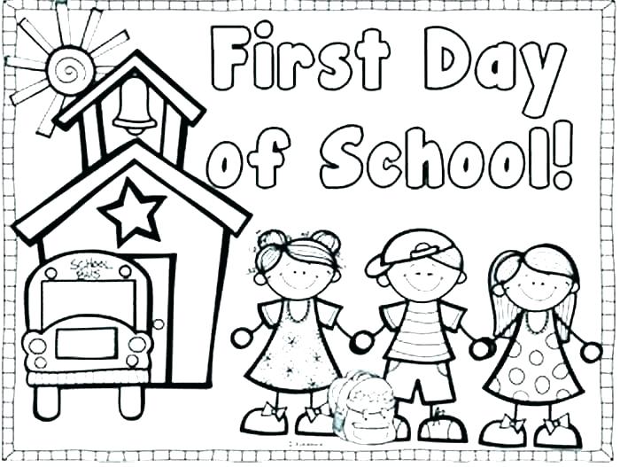 First Week Of School Coloring Pages at GetColorings.com | Free ...
