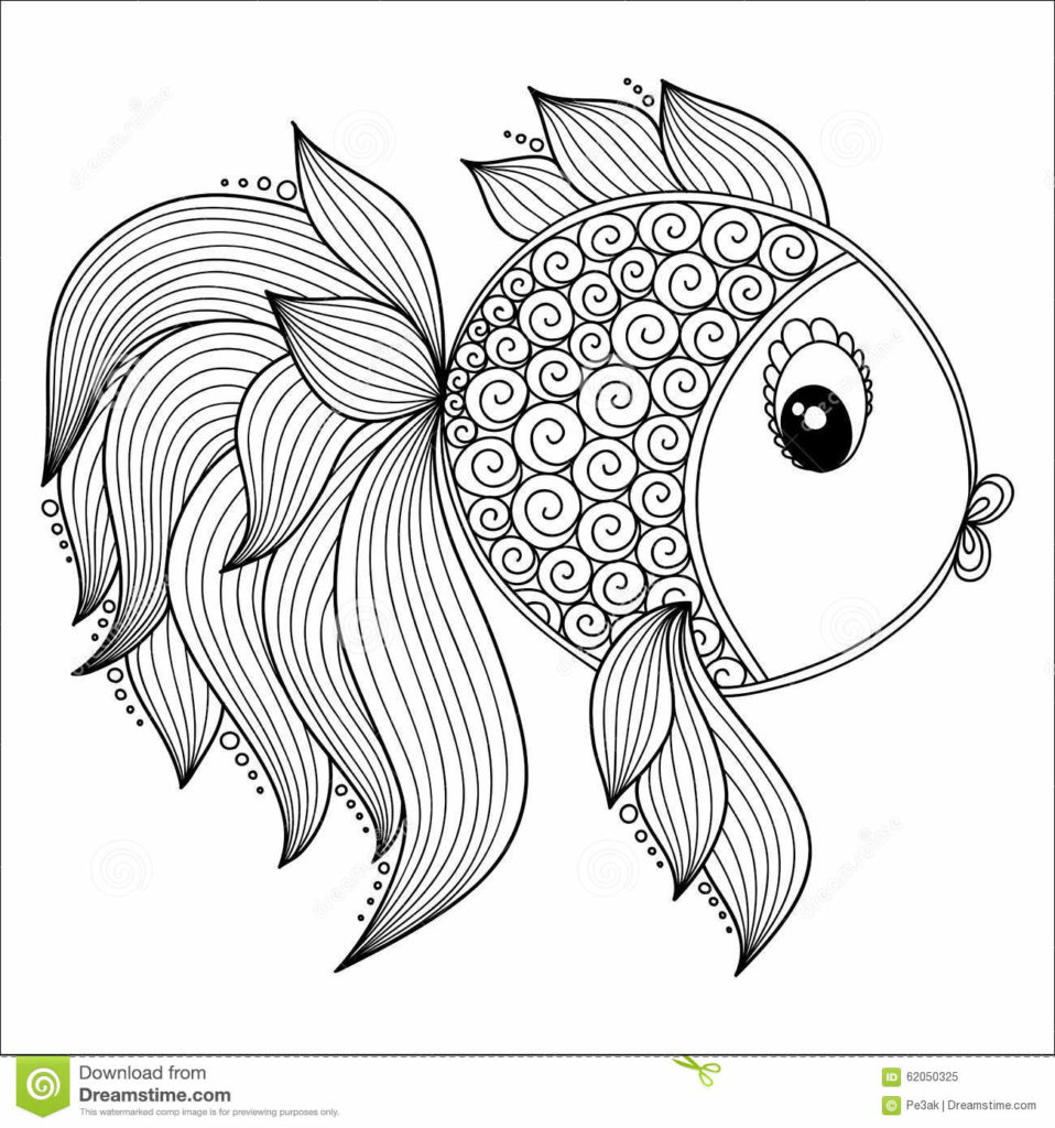 958x1024 Adult Coloring Pages Fish