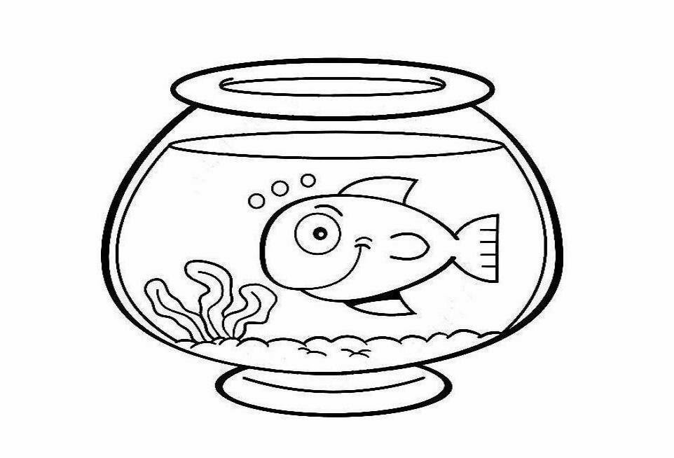 Fish Bowl Coloring Page Printable Coloring Sheet ~ Anbu Coloring 962x654 Fish Bowl Coloring Page Printable Coloring Sheet ~ Anbu Coloring