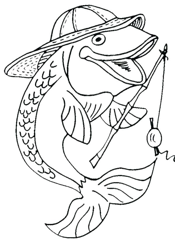 Printable Fish Coloring Pages Icontent 600x828 Printable Fish Coloring Pages Icontent