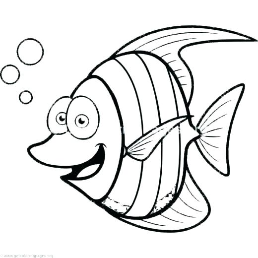 Cartoon Fish Coloring Pages Goldfish Bowl Colouring Page Kids 520x520 Cartoon Fish Coloring Pages Goldfish Bowl Colouring Page Kids