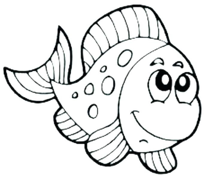 Fish Cartoon Coloring Pages at GetColorings.com | Free printable ...