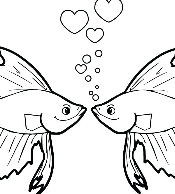 Fish Cartoon Coloring Pages at GetColorings.com | Free printable ...