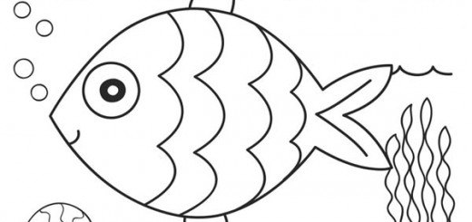 Cartoon Fish Coloring Pages Fish Coloring Pages Blank Drawings 520x245 Cartoon Fish Coloring Pages Fish Coloring Pages Blank Drawings