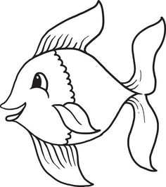 Cartoon Fish Coloring Page 236x266 Cartoon Fish Coloring Page