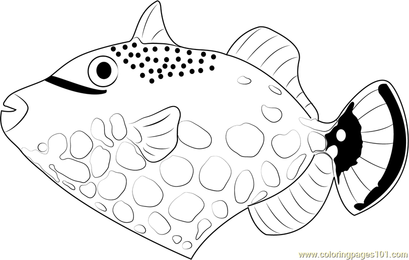 Fish Clip Art Coloring Pages at GetColorings.com | Free printable ...