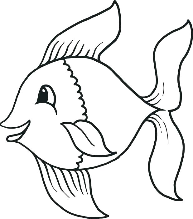 Fish Clip Art Coloring Pages at GetColorings.com | Free printable ...