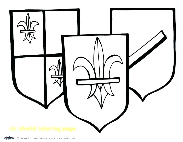 777x600 Clip Art Coloring Pages Ctr Shield Coloring Page Ctr Shield
