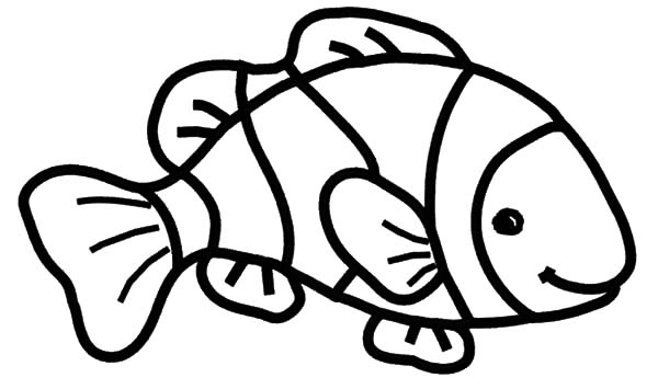 Clown Fish Coloring Pages Best Place To Color 600x355 Clown Fish Coloring Pages Best Place To Color