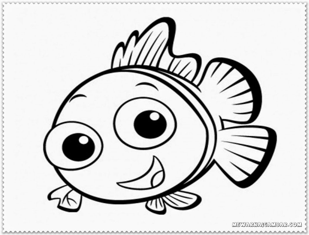 Clown Fish Coloring Pages Printable 1066x810 Clown Fish Coloring Pages Printable