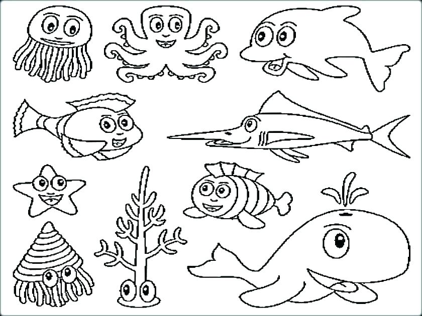 Ocean Fish Coloring Pages Ocean Fish Coloring Pages Ocean Life 840x630 Ocean Fish Coloring Pages Ocean Fish Coloring Pages Ocean Life