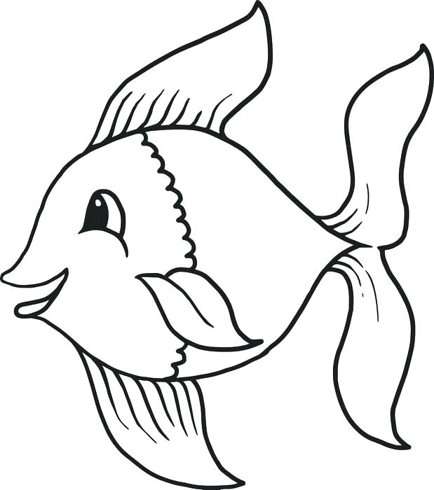 619x700 Free Fish Coloring Pages Printable Fish Coloring Pages Printable