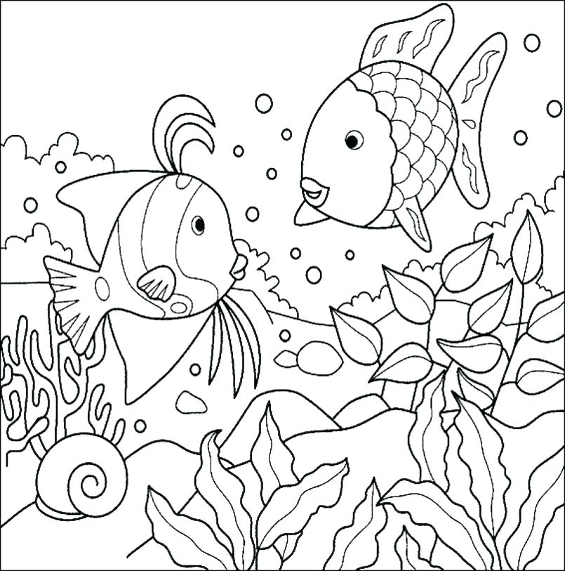 805x813 Color Book Printable Free Printable Fish Coloring Pages For Kids