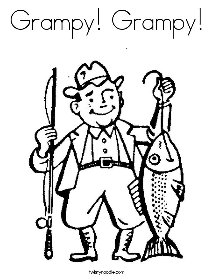 Grampy Grampy Coloring Page 685x886 Grampy Grampy Coloring Page