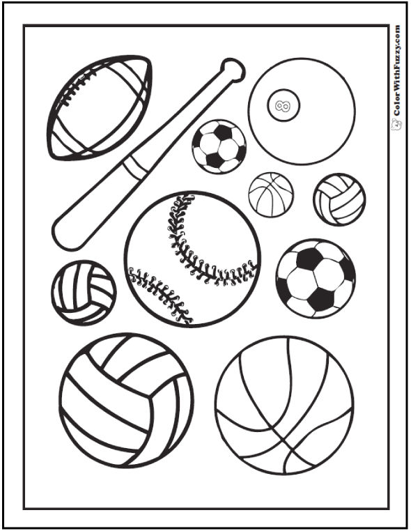 Sports Coloring Sheets Customize And Print Pdf 590x762 Sports Coloring Sheets Customize And Print Pdf