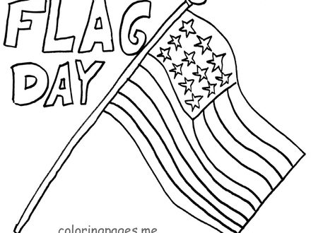 440x330 Flag Day Coloring Pages Printable Free Large Images, Flag Day
