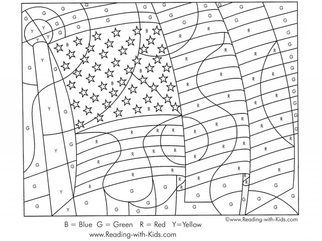 1024x768 American Flag Coloring Page Free Printable Orango Day General