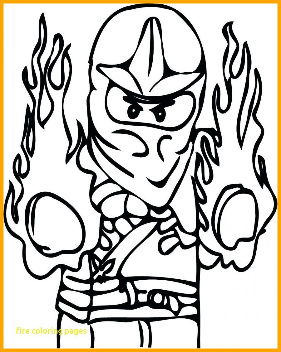 Flame Coloring Page at GetColorings.com | Free printable colorings ...