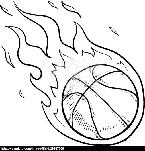 Flames Coloring Pages 509x530 Flames Coloring Pages