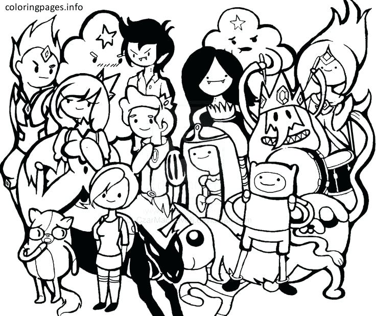 Adventure Time Coloring Pages New Free At Flame Princess Murs 736x618 Adventure Time Coloring Pages New Free At Flame Princess Murs