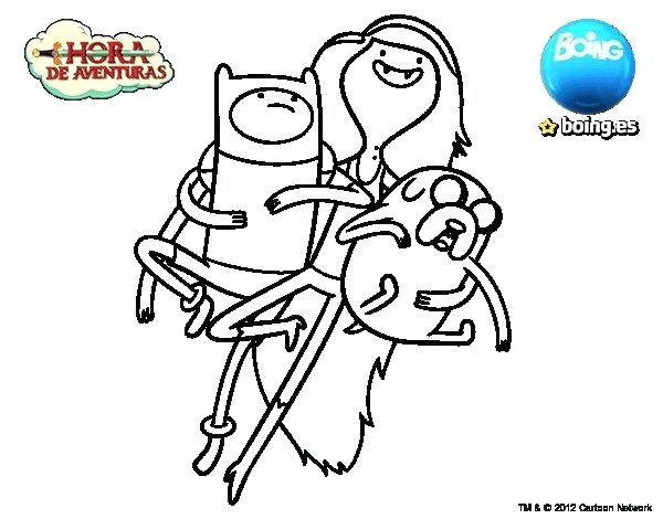 Adventure Time Coloring Page 600x470 Adventure Time Coloring Page