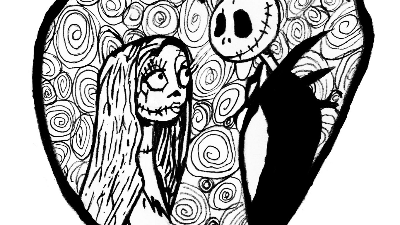 1366x768 Coloring Book Pages Of Roses Andearts Flowers With Flames