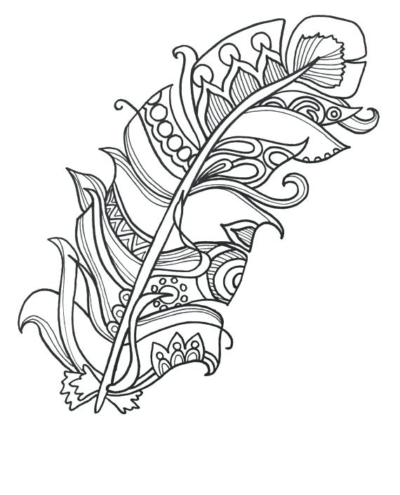 570x704 Feather Coloring Page Turkey Outline For Coloring Printable Turkey