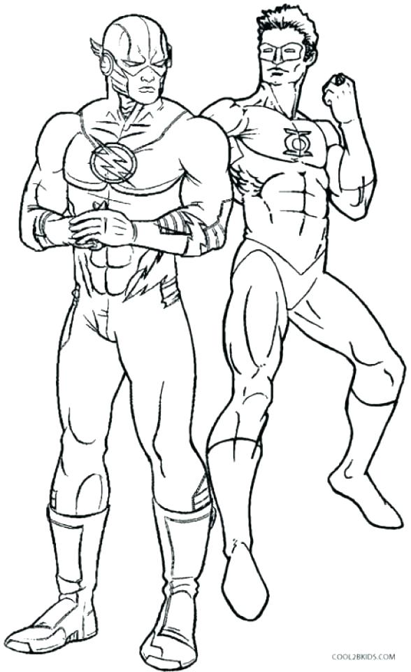 588x960 Free Coloring Pages Online Flash Man Coloring Pages And Printable