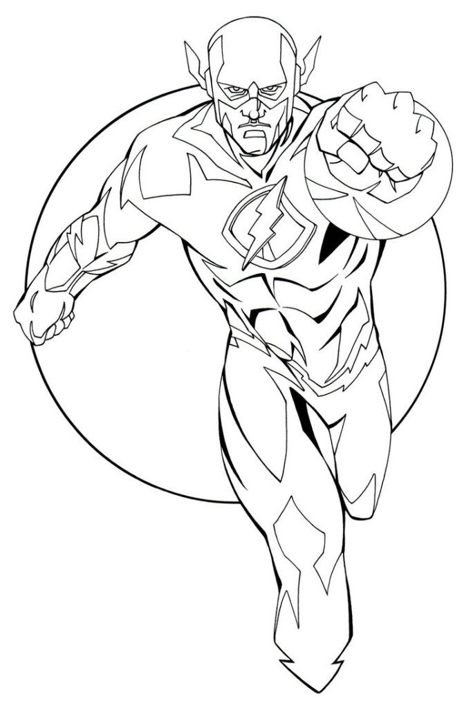 684x1024 Flash Coloring Page Fancy Flash Coloring Pages 57 For World
