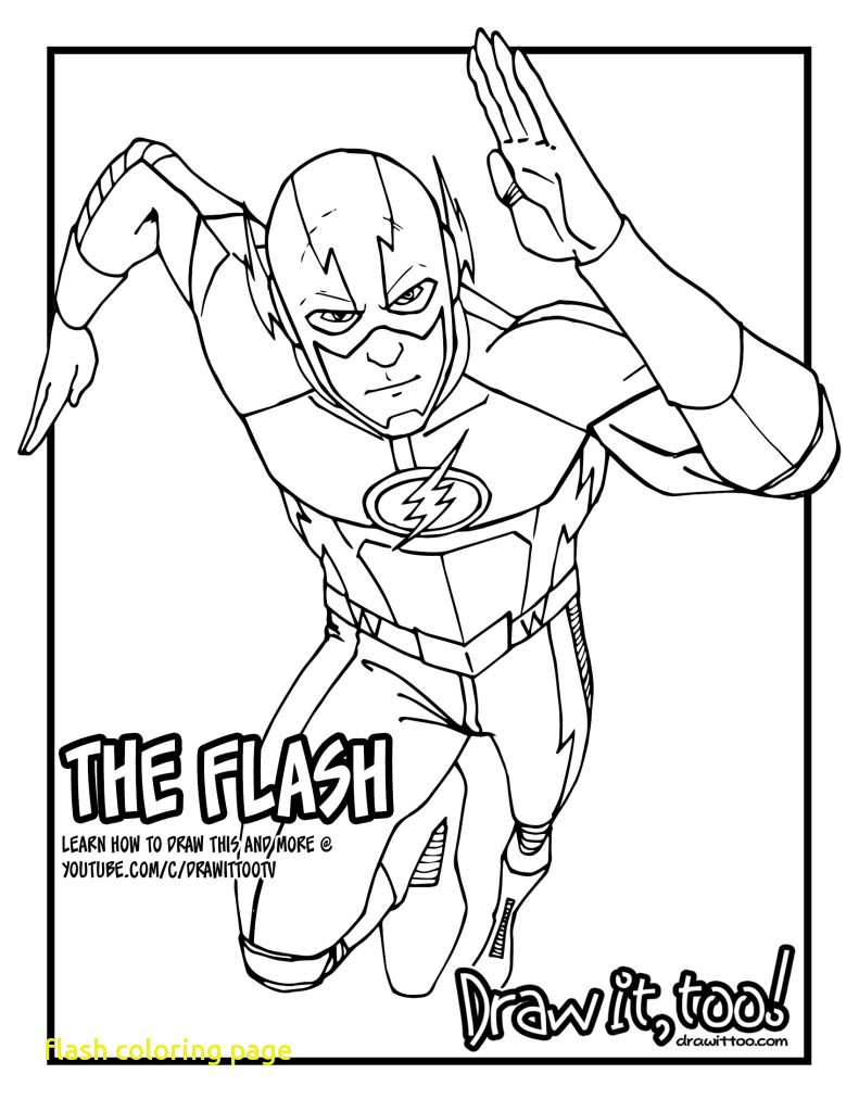 791x1024 Flash Coloring Page With Flash Coloring Pages Printable Coloring