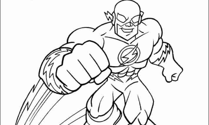 The Flash Coloring Pages Free Printable Coloringstar Endear 711x425 The Flash Coloring Pages Free Printable Coloringstar Endear