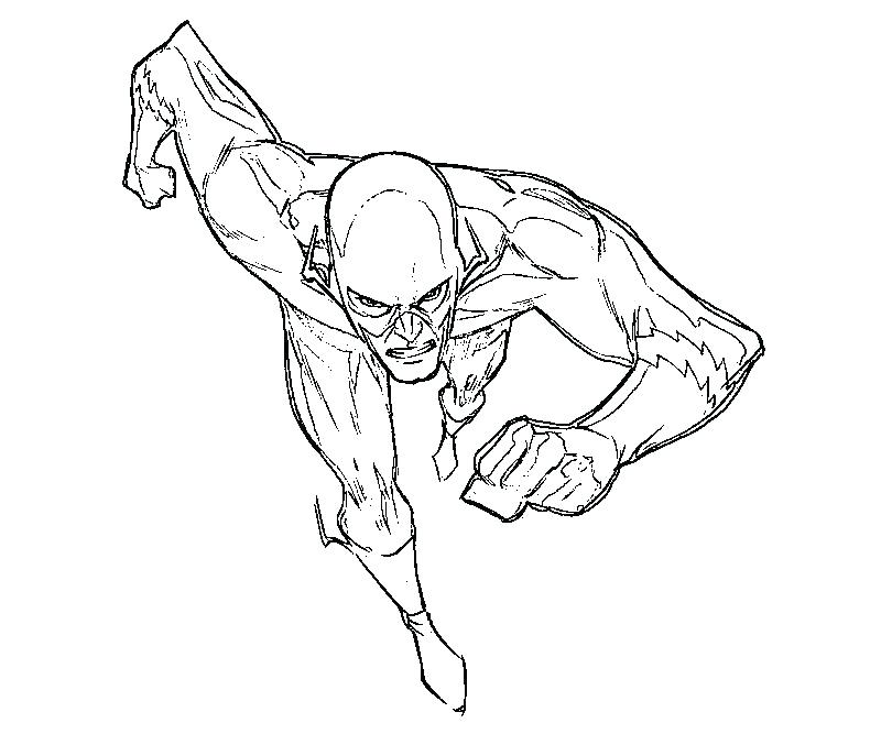 800x667 Flash Coloring Sheet Together With Dc Comics Flash Coloring Pages