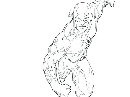 440x330 Flash Coloring Page Flash Coloring Pages The Flash Coloring Pages