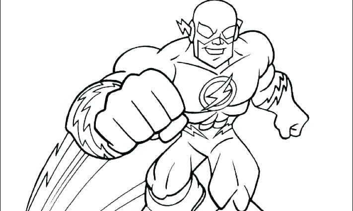 711x425 Superheroe Flash Para Colorear Superheroes En Flash Superhero