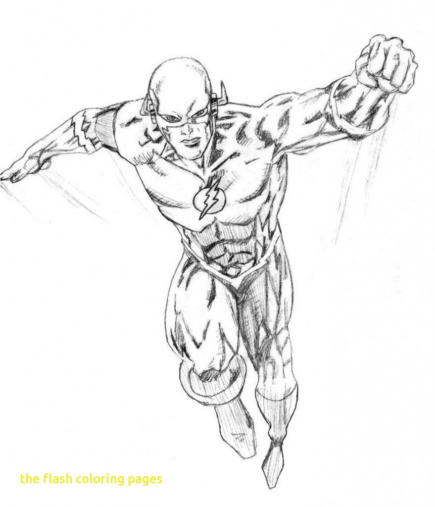 879x1024 Flash Superhero Coloring Pages The With New Arilitv Com Brilliant
