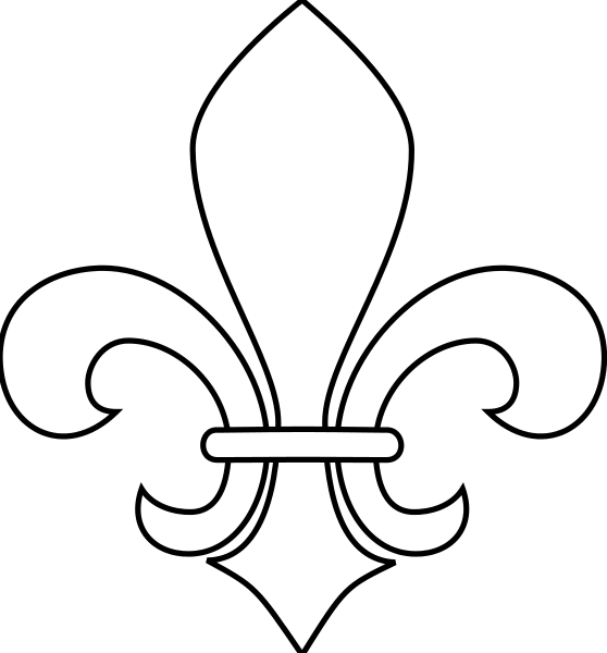 558x600 Filemeuble Fleur De Lis.svg