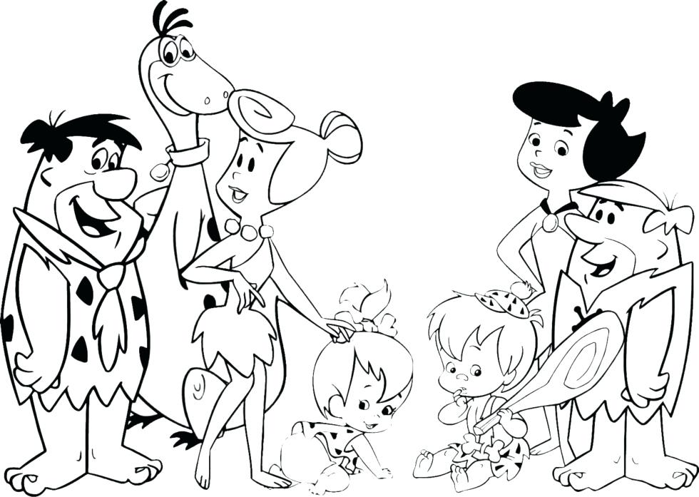 Flintstones Coloring Pages Coloring Page Flintstones Coloring 980x697 Flintstones Coloring Pages Coloring Page Flintstones Coloring