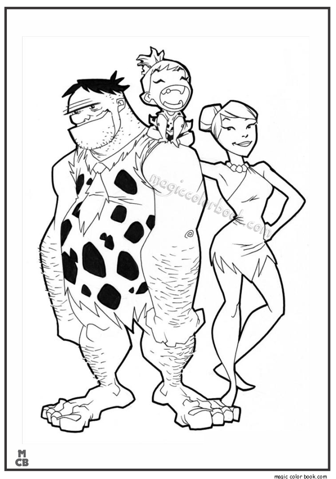 Fred Flintstone Coloring Pages 03 685x975 Fred Flintstone Coloring Pages 03