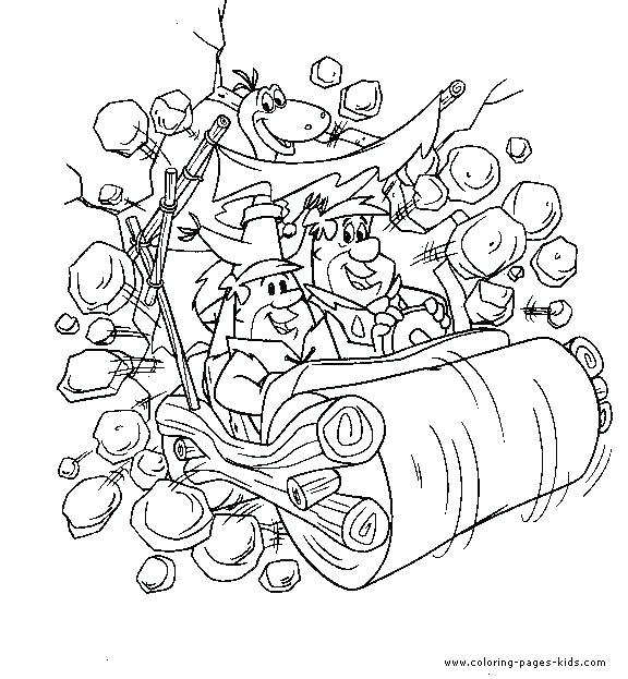 Flintstones Coloring Pages 576x623 Flintstones Coloring Pages