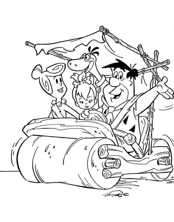 Green Wilma Coloring Page 19 Best Flintstones Coloring Pages 580x741 Green Wilma Coloring Page 19 Best Flintstones Coloring Pages