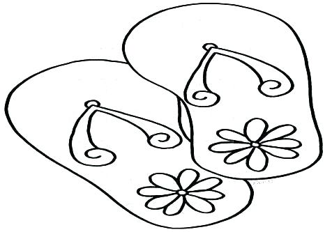476x333 Coloring Flip Flops Coloring Pages