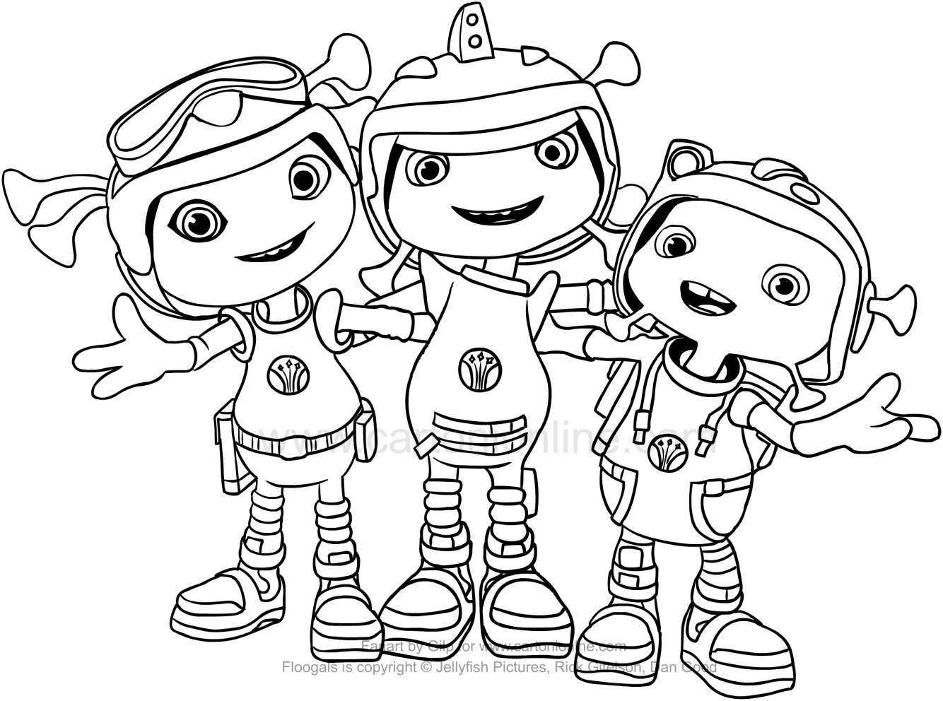 1334x992 Drawing The Floogals Coloring Page