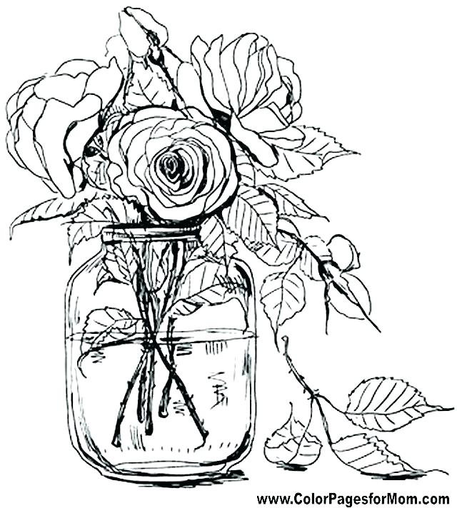 640x712 Cute Flower Coloring Pages Inspirational Floral Coloring Pages