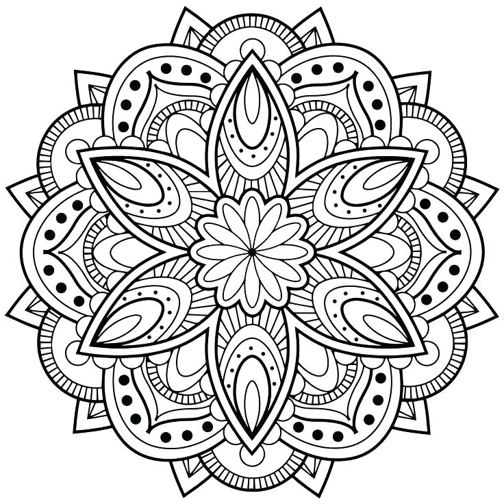 736x736 Flower Design Coloring Pages Designs Coloring Pages Coloring Page