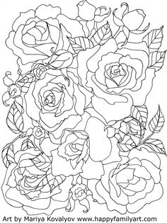 236x315 Creative Haven Floral Design Color By Number Coloring Book