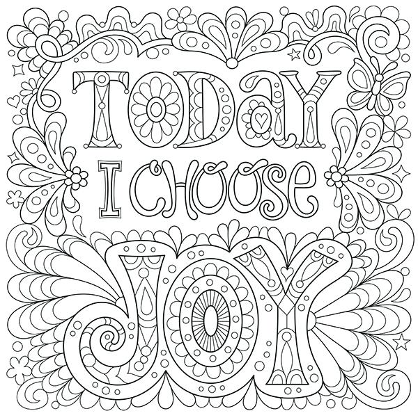 600x604 Free Design Coloring Pages